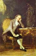 Francisco Jose de Goya Gaspar Melchor de Jovellanos. oil painting artist